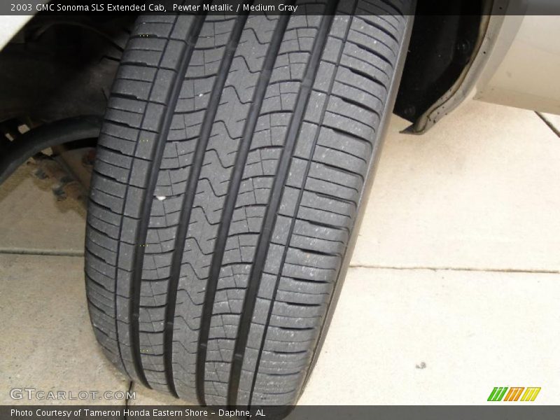 Pewter Metallic / Medium Gray 2003 GMC Sonoma SLS Extended Cab