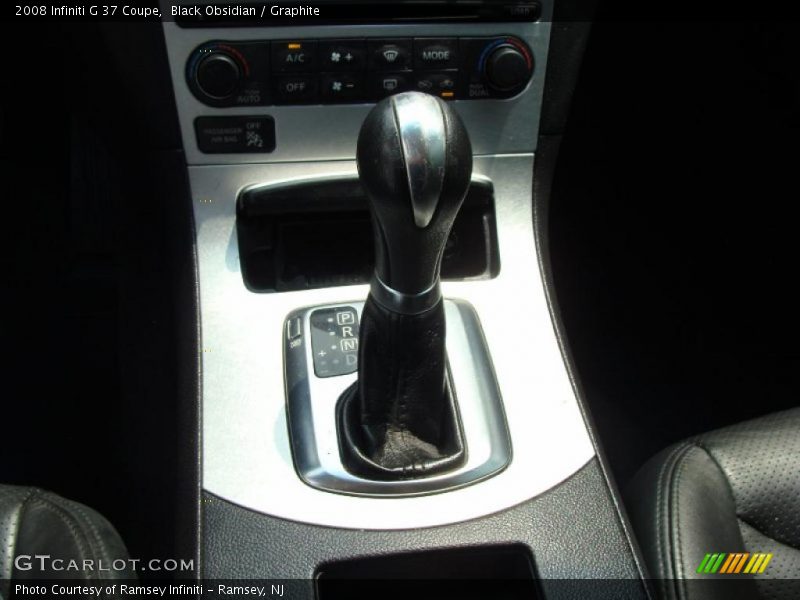 Black Obsidian / Graphite 2008 Infiniti G 37 Coupe