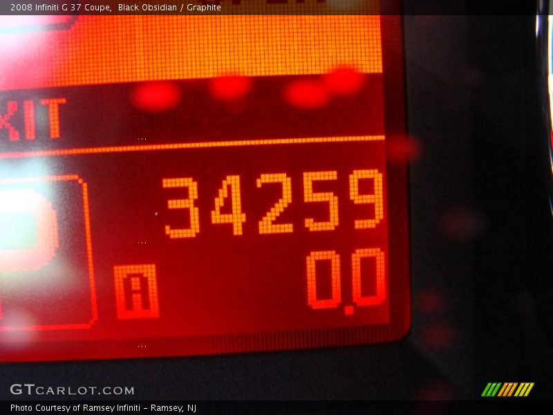 Black Obsidian / Graphite 2008 Infiniti G 37 Coupe