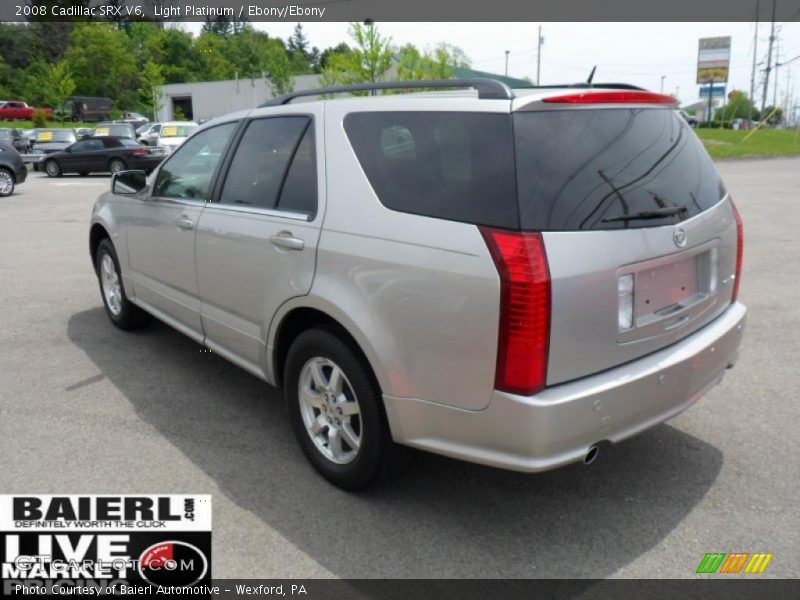 Light Platinum / Ebony/Ebony 2008 Cadillac SRX V6