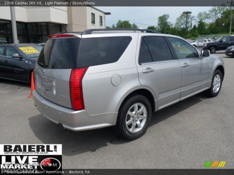 Light Platinum / Ebony/Ebony 2008 Cadillac SRX V6