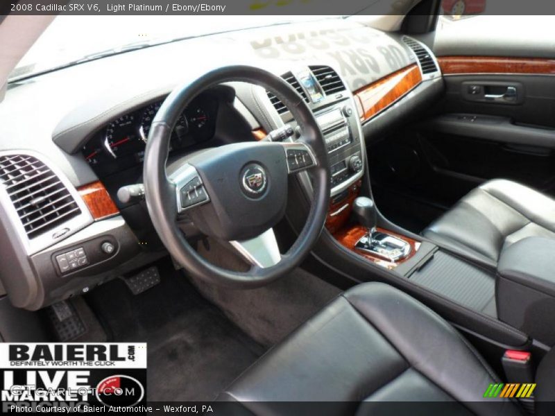 Light Platinum / Ebony/Ebony 2008 Cadillac SRX V6