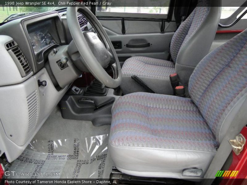  1998 Wrangler SE 4x4 Gray Interior