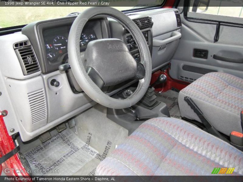  1998 Wrangler SE 4x4 Gray Interior