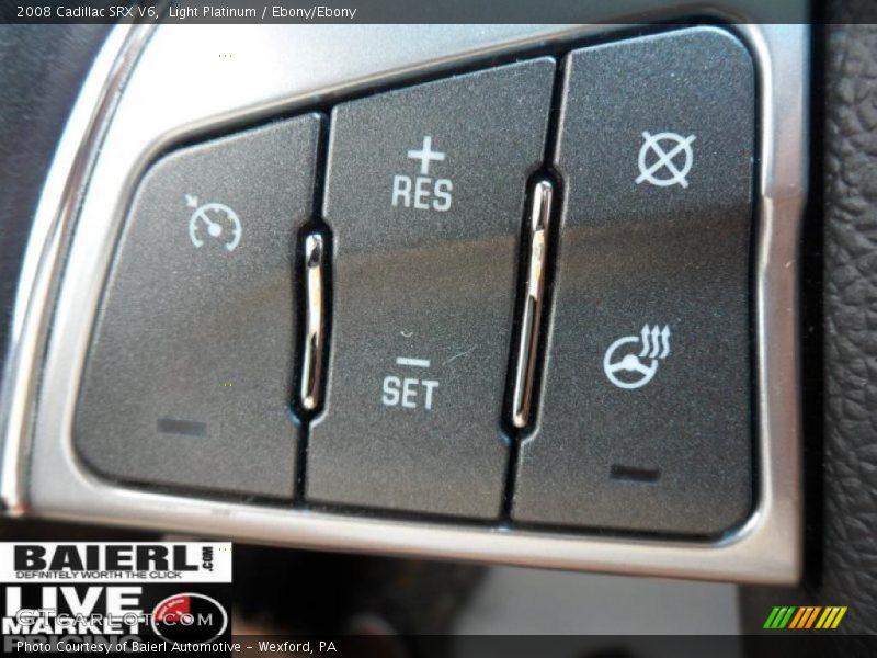 Light Platinum / Ebony/Ebony 2008 Cadillac SRX V6