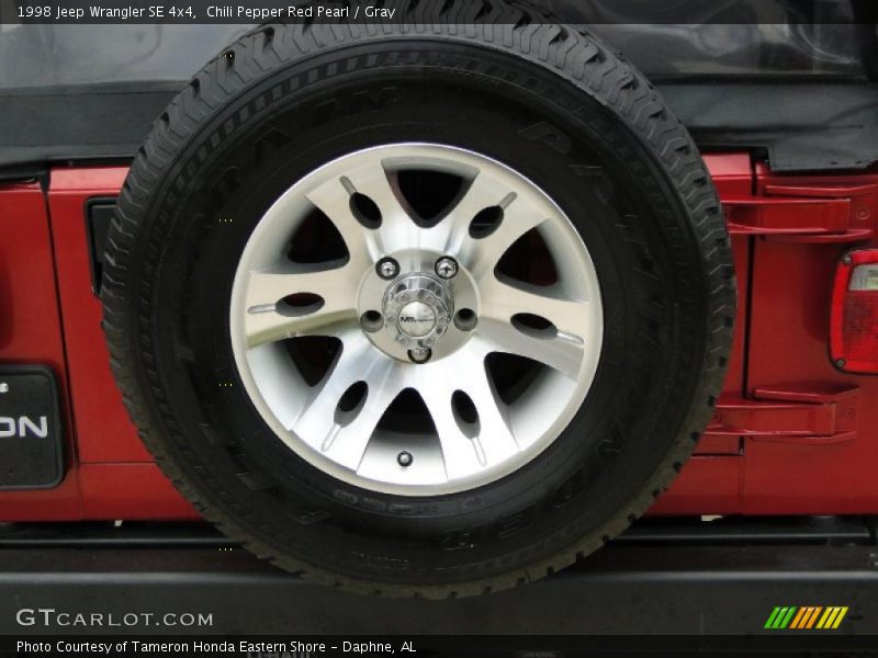 Custom Wheels of 1998 Wrangler SE 4x4