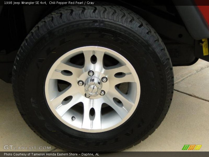 Custom Wheels of 1998 Wrangler SE 4x4