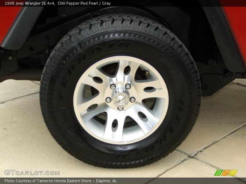 Custom Wheels of 1998 Wrangler SE 4x4