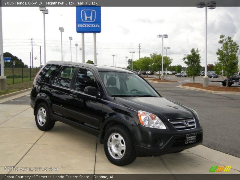 Nighthawk Black Pearl / Black 2006 Honda CR-V LX