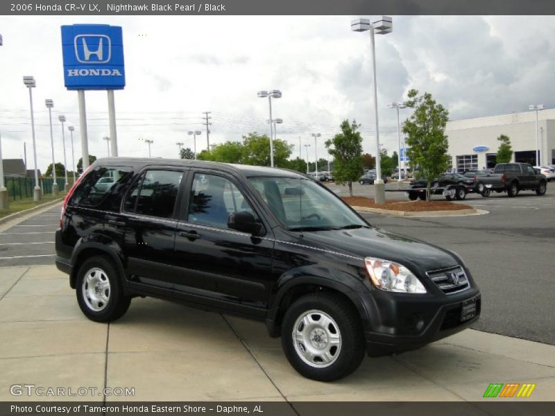 Nighthawk Black Pearl / Black 2006 Honda CR-V LX