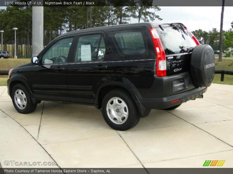 Nighthawk Black Pearl / Black 2006 Honda CR-V LX
