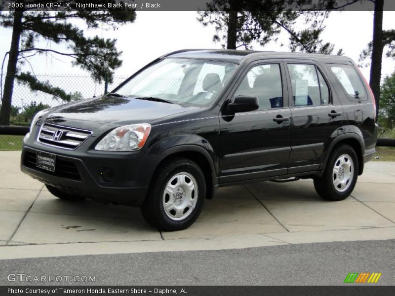 Nighthawk Black Pearl / Black 2006 Honda CR-V LX