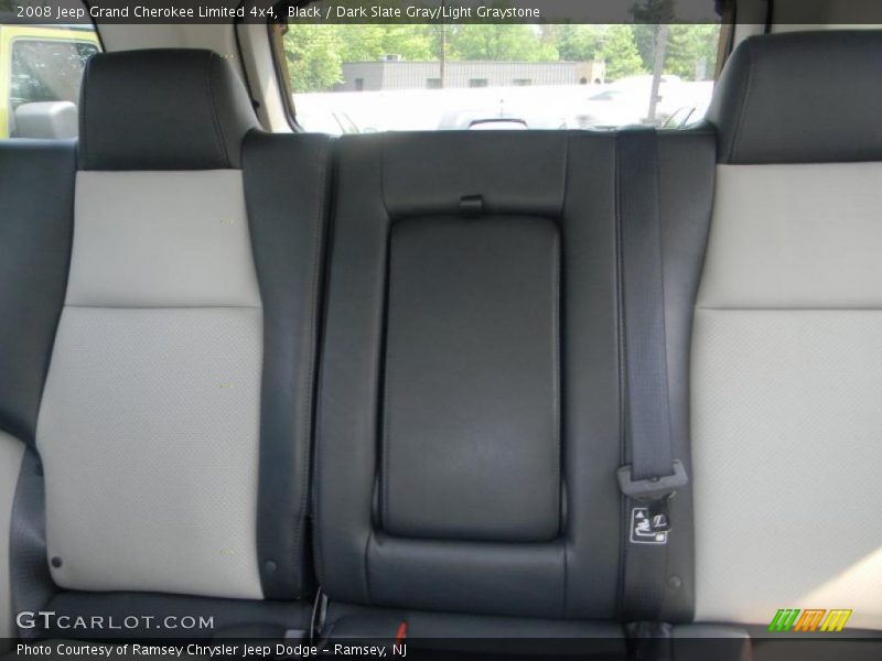 Black / Dark Slate Gray/Light Graystone 2008 Jeep Grand Cherokee Limited 4x4