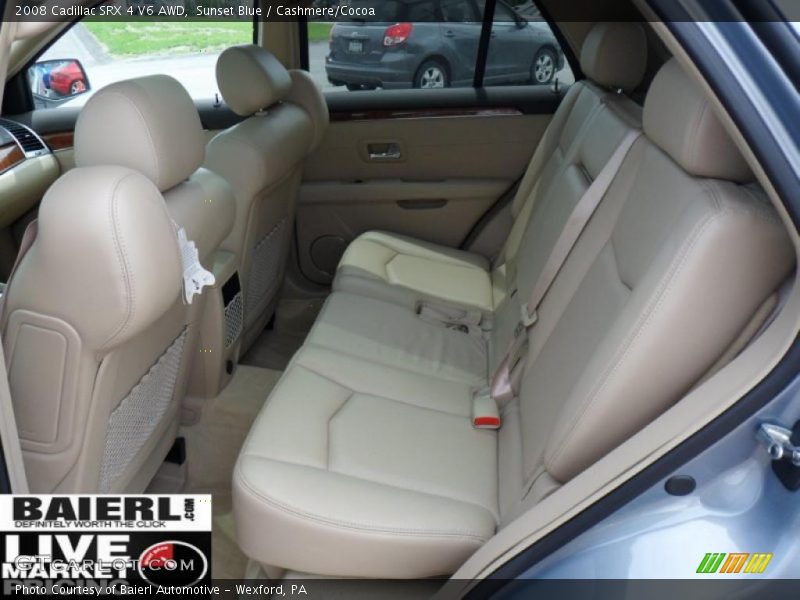 Sunset Blue / Cashmere/Cocoa 2008 Cadillac SRX 4 V6 AWD