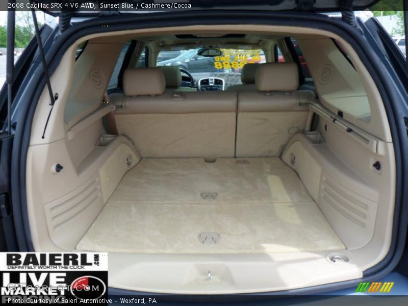Sunset Blue / Cashmere/Cocoa 2008 Cadillac SRX 4 V6 AWD