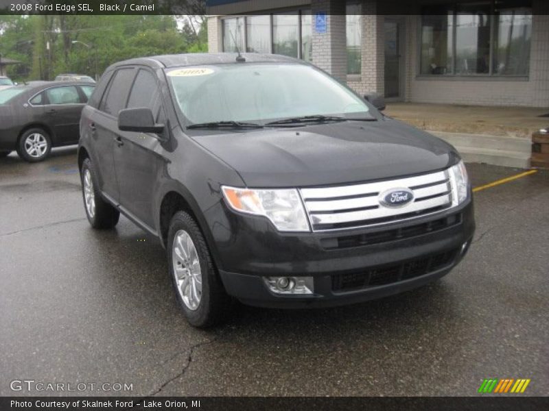 Black / Camel 2008 Ford Edge SEL