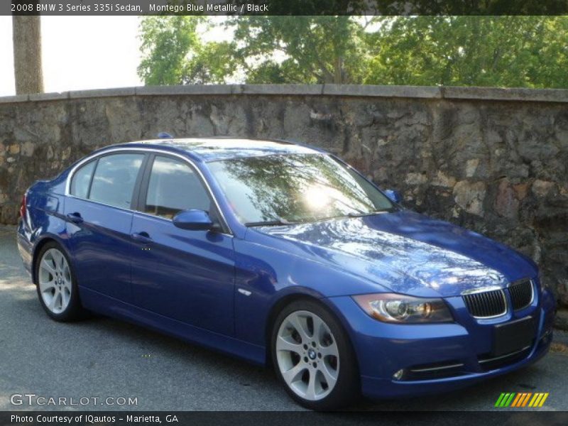 Montego Blue Metallic / Black 2008 BMW 3 Series 335i Sedan