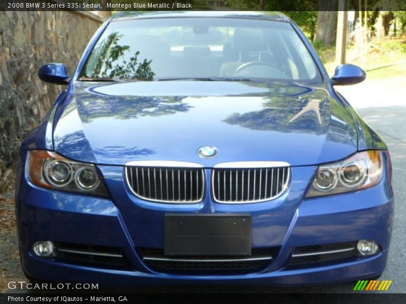 Montego Blue Metallic / Black 2008 BMW 3 Series 335i Sedan