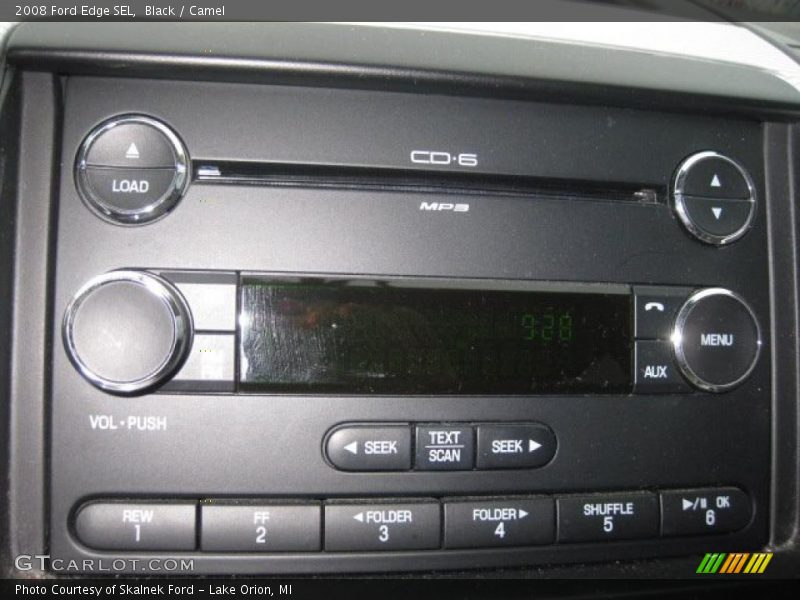 Black / Camel 2008 Ford Edge SEL