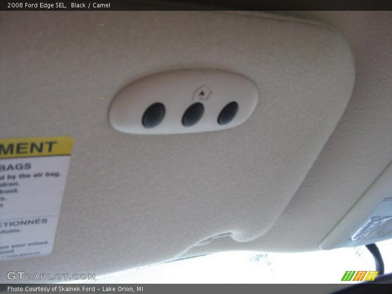 Black / Camel 2008 Ford Edge SEL