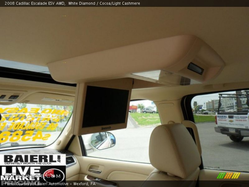 White Diamond / Cocoa/Light Cashmere 2008 Cadillac Escalade ESV AWD