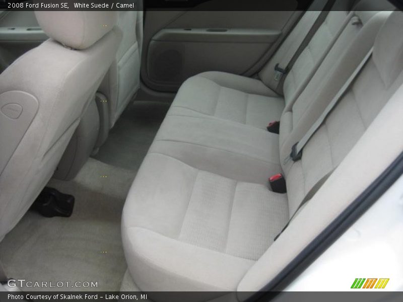 White Suede / Camel 2008 Ford Fusion SE
