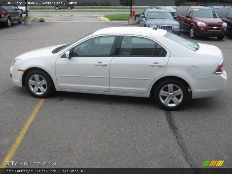 White Suede / Camel 2008 Ford Fusion SE