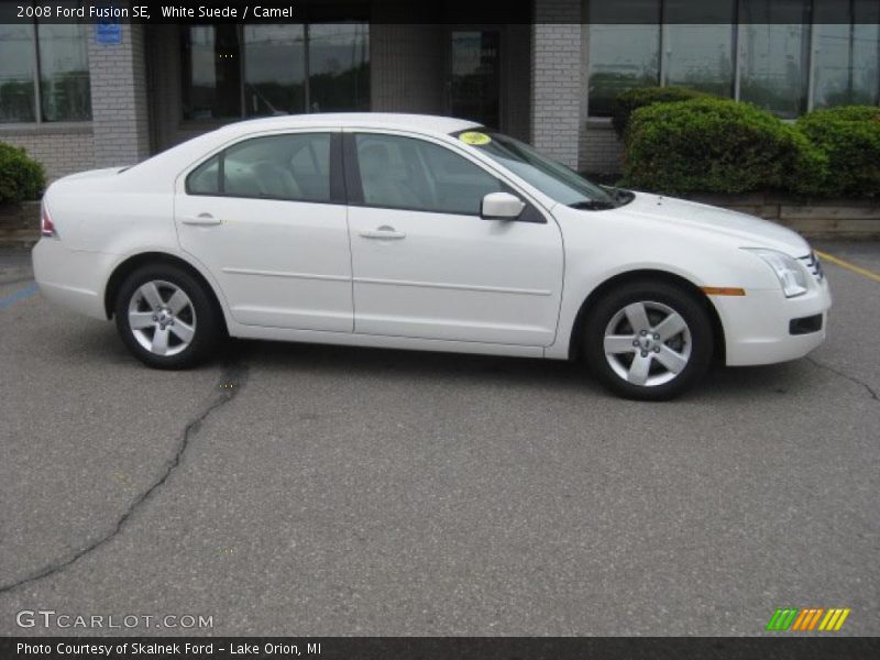 White Suede / Camel 2008 Ford Fusion SE