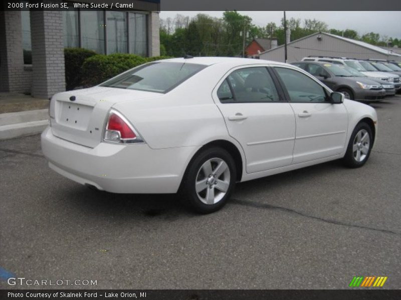 White Suede / Camel 2008 Ford Fusion SE