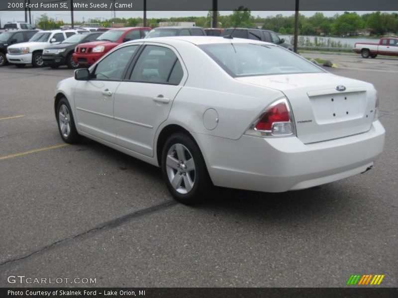 White Suede / Camel 2008 Ford Fusion SE
