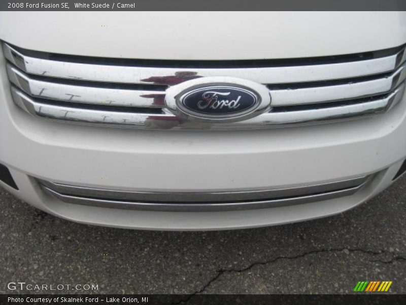White Suede / Camel 2008 Ford Fusion SE