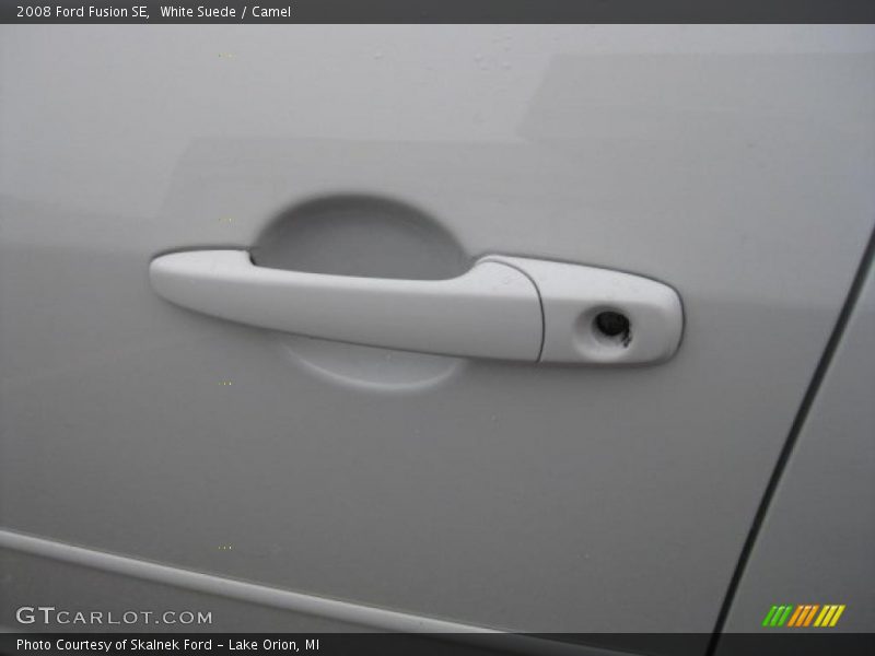 White Suede / Camel 2008 Ford Fusion SE