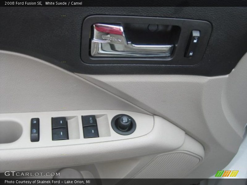White Suede / Camel 2008 Ford Fusion SE
