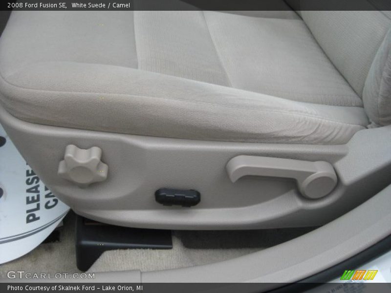 White Suede / Camel 2008 Ford Fusion SE