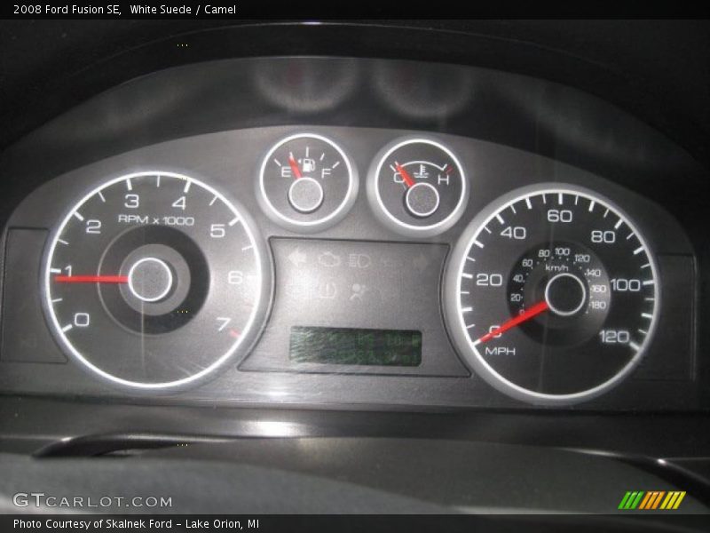 White Suede / Camel 2008 Ford Fusion SE
