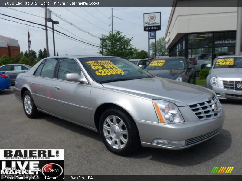 Light Platinum / Cashmere/Cocoa 2008 Cadillac DTS