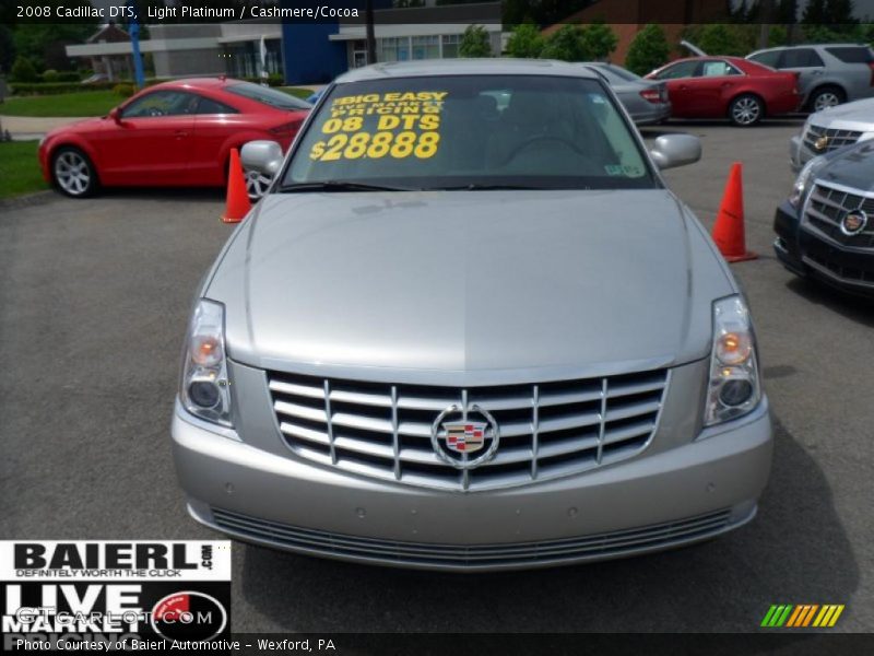 Light Platinum / Cashmere/Cocoa 2008 Cadillac DTS