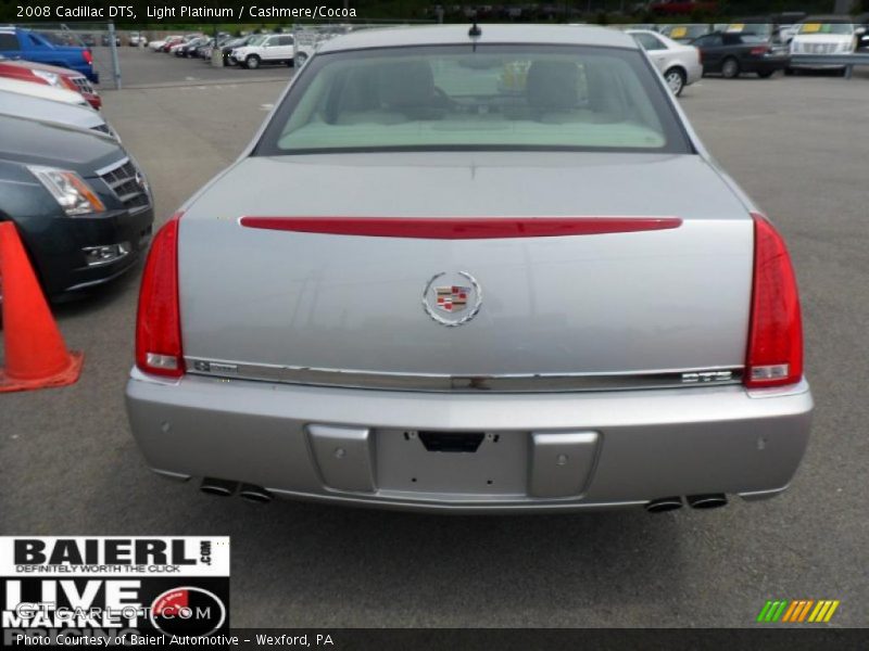 Light Platinum / Cashmere/Cocoa 2008 Cadillac DTS