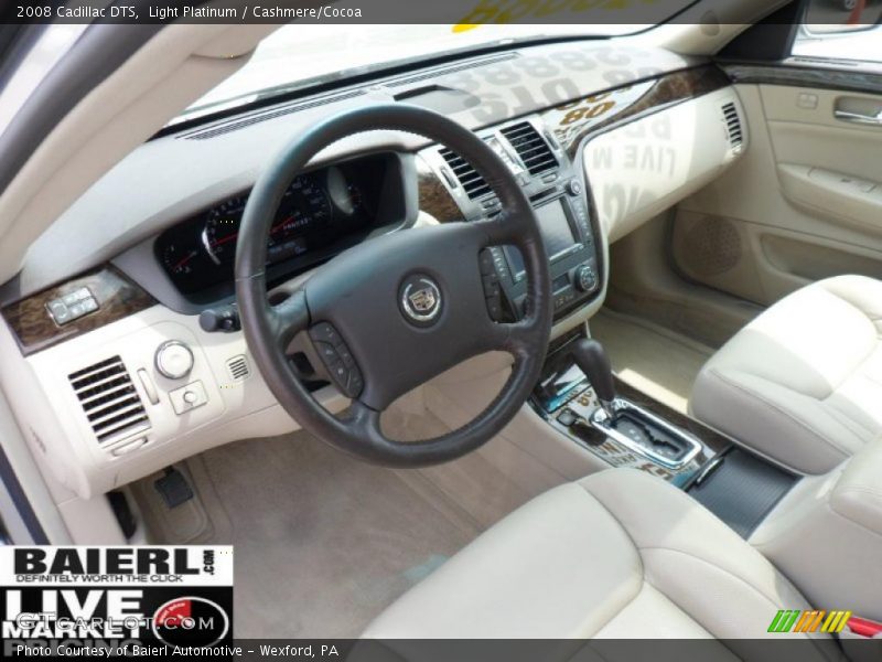 Light Platinum / Cashmere/Cocoa 2008 Cadillac DTS