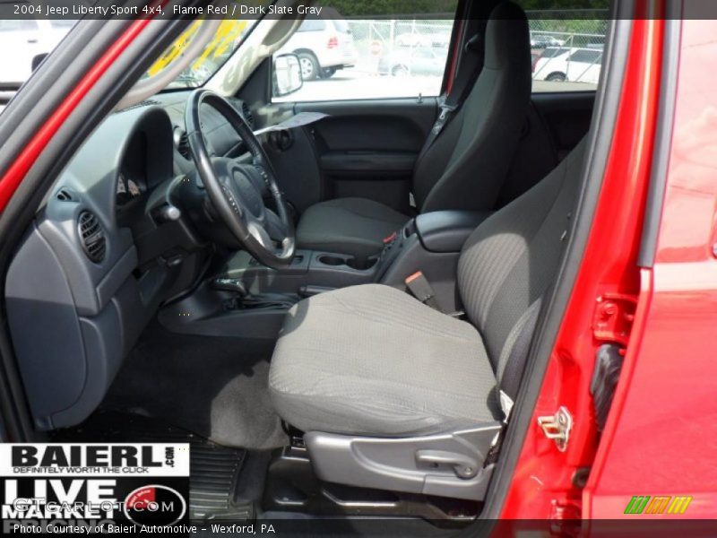 Flame Red / Dark Slate Gray 2004 Jeep Liberty Sport 4x4