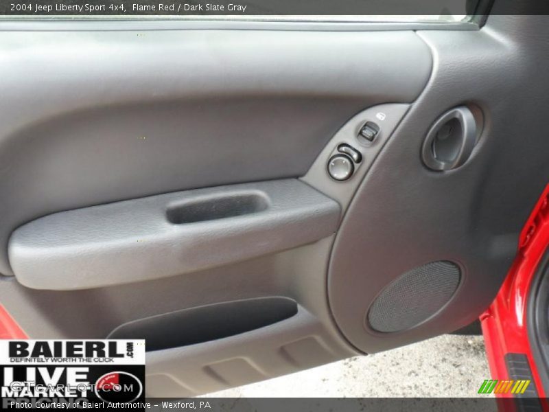 Flame Red / Dark Slate Gray 2004 Jeep Liberty Sport 4x4