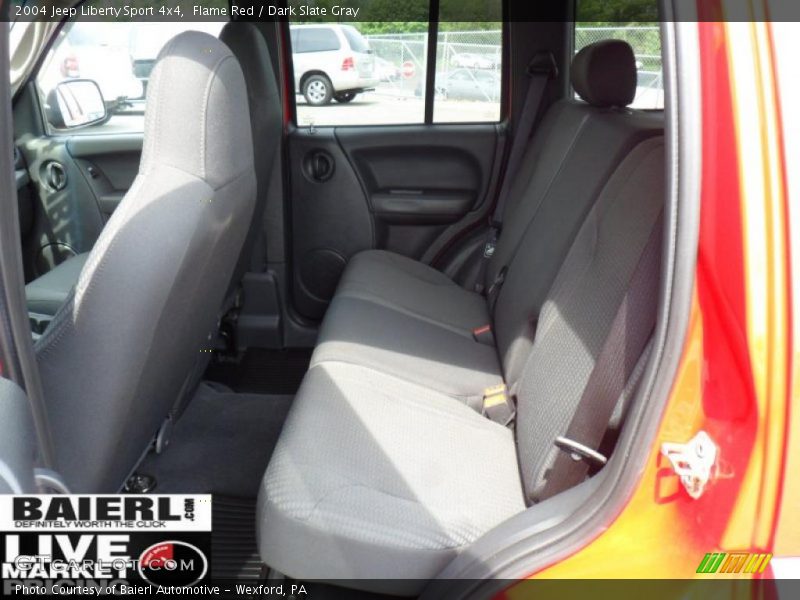 Flame Red / Dark Slate Gray 2004 Jeep Liberty Sport 4x4