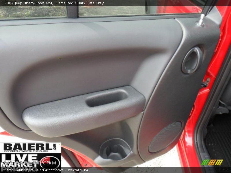 Flame Red / Dark Slate Gray 2004 Jeep Liberty Sport 4x4