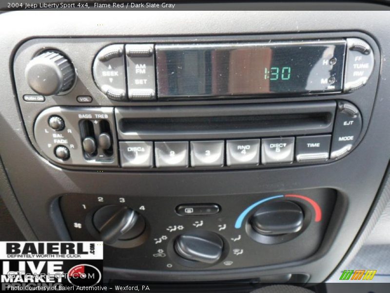 Flame Red / Dark Slate Gray 2004 Jeep Liberty Sport 4x4