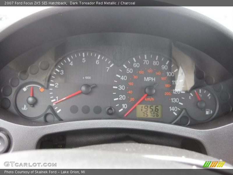  2007 Focus ZX5 SES Hatchback ZX5 SES Hatchback Gauges