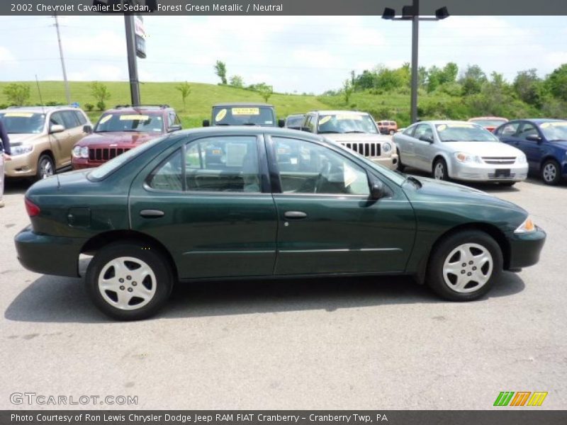  2002 Cavalier LS Sedan Forest Green Metallic