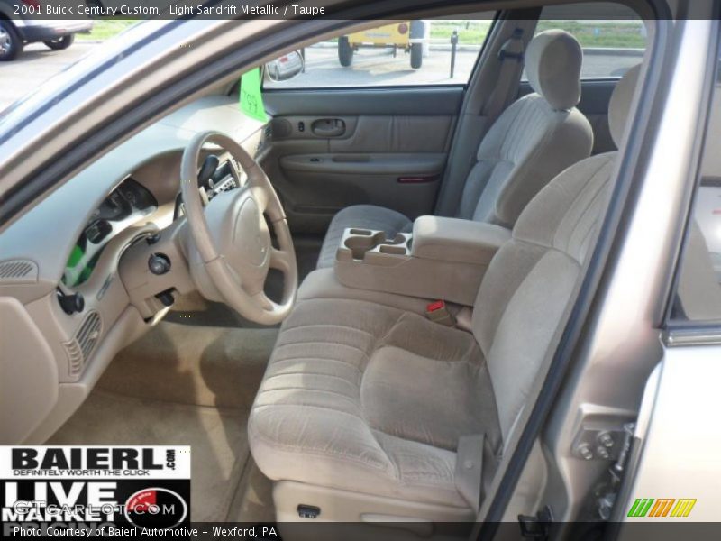 Light Sandrift Metallic / Taupe 2001 Buick Century Custom
