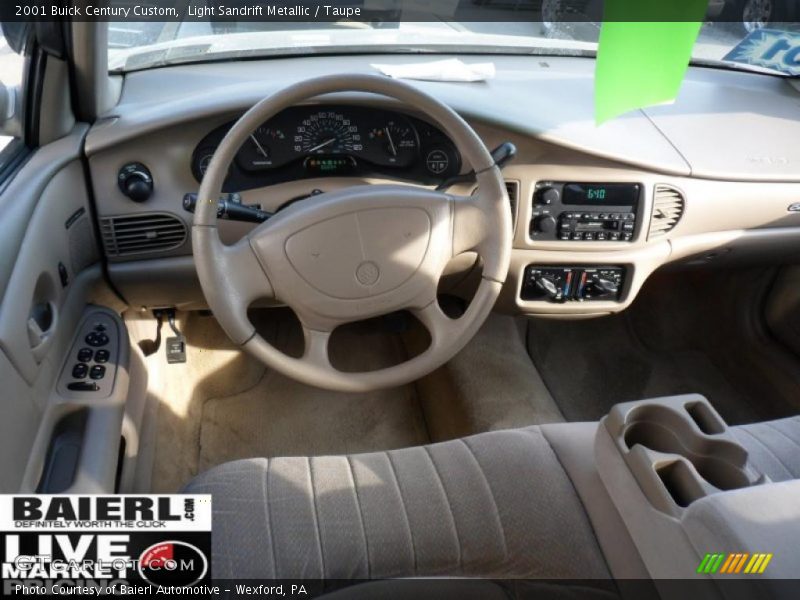 Light Sandrift Metallic / Taupe 2001 Buick Century Custom