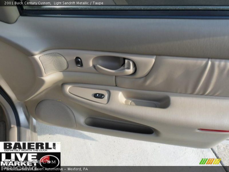 Light Sandrift Metallic / Taupe 2001 Buick Century Custom