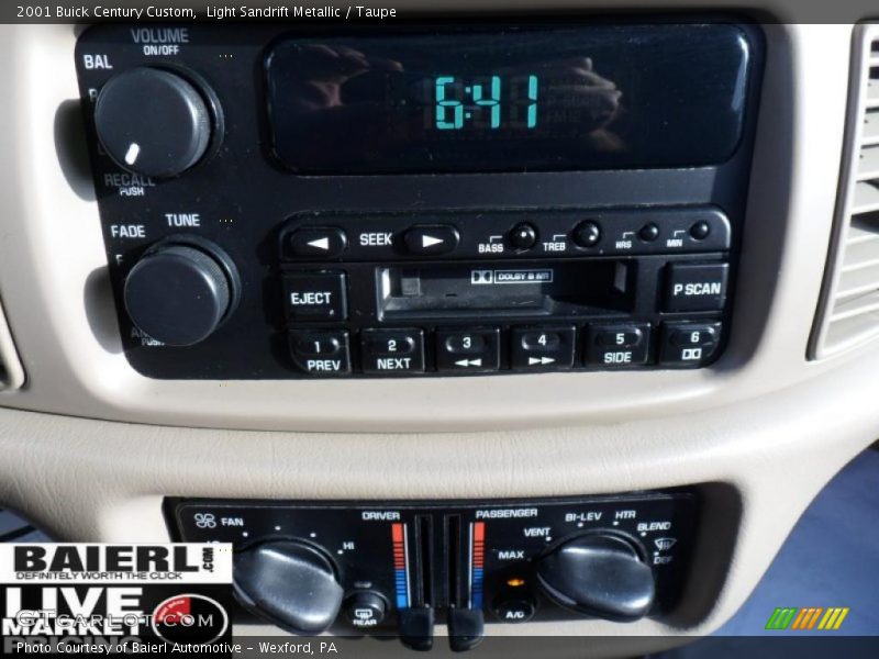 Light Sandrift Metallic / Taupe 2001 Buick Century Custom